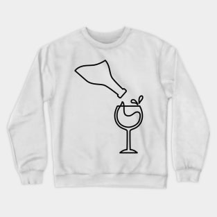 Wine Pour Crewneck Sweatshirt